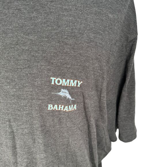 Tommy Bahama T-Shirt Men's 2XL XXL Hola That's Just The Tequila Talking Gray - Picture 2 of 10